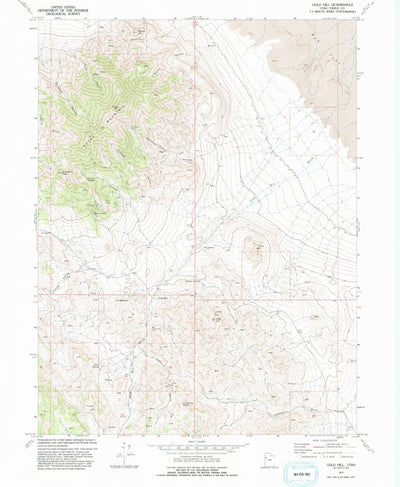 United States Geological Survey Gold Hill, UT (1973, 24000-Scale) digital map