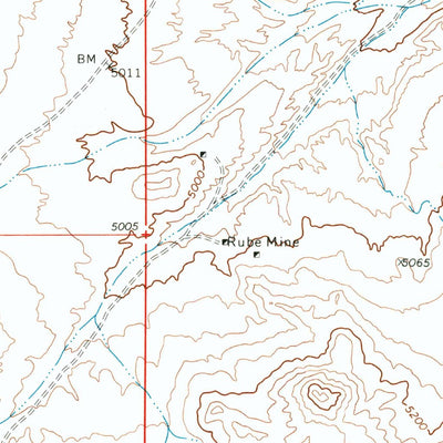 United States Geological Survey Gold Hill, UT (1973, 24000-Scale) digital map