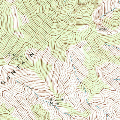 United States Geological Survey Gold Hill, UT (1973, 24000-Scale) digital map