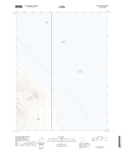 United States Geological Survey Gold Hill Wash, UT (2023, 24000-Scale) digital map