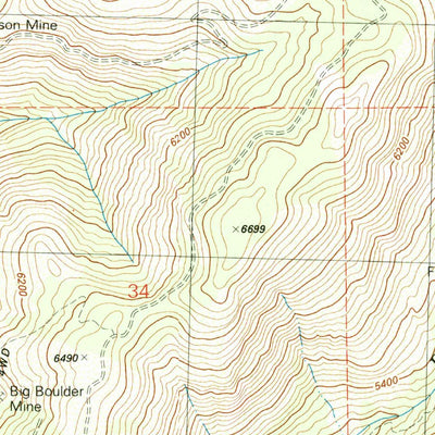 United States Geological Survey Gold Lake, CA (1981, 24000-Scale) digital map