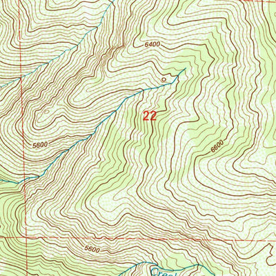 United States Geological Survey Gold Lake, CA (2000, 24000-Scale) digital map