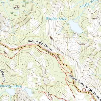 United States Geological Survey Gold Lake, CA (2021, 24000-Scale) digital map