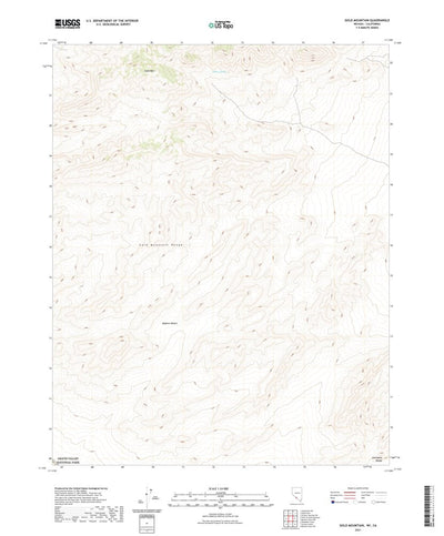 United States Geological Survey Gold Mountain, NV (2021, 24000-Scale) digital map
