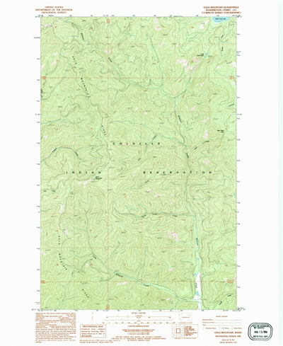 United States Geological Survey Gold Mountain, WA (1985, 24000-Scale) digital map