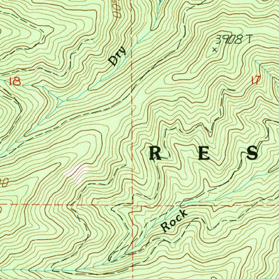 United States Geological Survey Gold Mountain, WA (1985, 24000-Scale) digital map