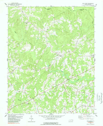 United States Geological Survey Gold Sand, NC (1978, 24000-Scale) digital map