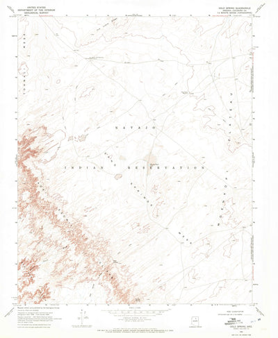 United States Geological Survey Gold Spring, AZ (1969, 24000-Scale) digital map
