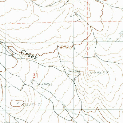 United States Geological Survey Goldbanks Hills, NV (1990, 24000-Scale) digital map