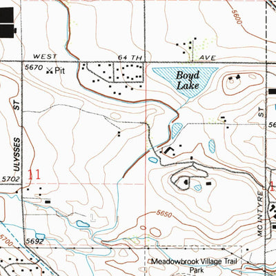 United States Geological Survey Golden, CO (1965, 24000-Scale) digital map