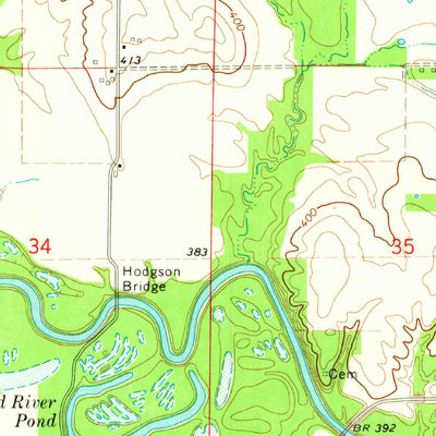 United States Geological Survey Golden Gate, IL (1971, 24000-Scale) digital map