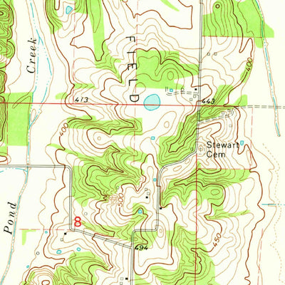 United States Geological Survey Golden Gate, IL (1971, 24000-Scale) digital map