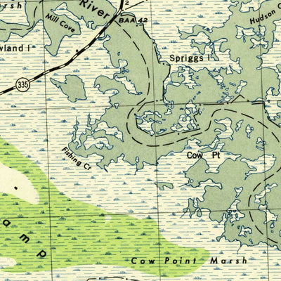 United States Geological Survey Golden Hill, MD (1943, 31680-Scale) digital map