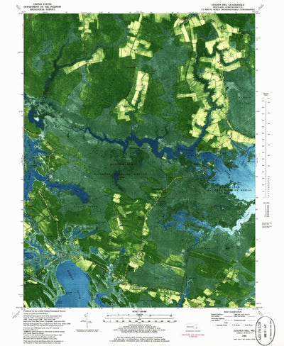 United States Geological Survey Golden Hill, MD (1981, 24000-Scale) digital map