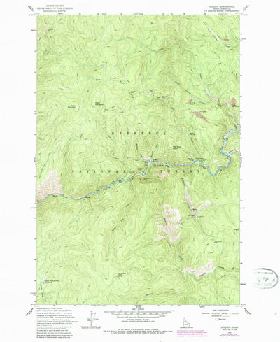 United States Geological Survey Golden, ID (1962, 24000-Scale) digital map