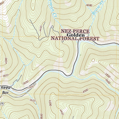 United States Geological Survey Golden, ID (2020, 24000-Scale) digital map