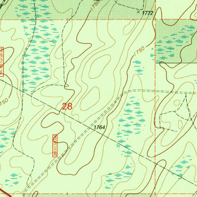 United States Geological Survey Golden Lake, MI (1999, 24000-Scale) digital map