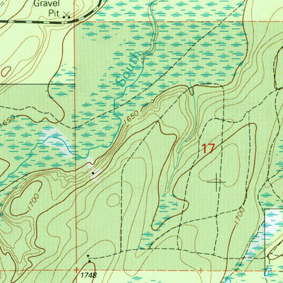 United States Geological Survey Golden Lake, MI (1999, 24000-Scale) digital map