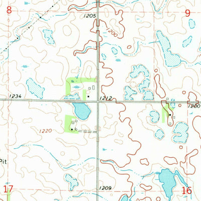 United States Geological Survey Golden Lake, ND (1970, 24000-Scale) digital map