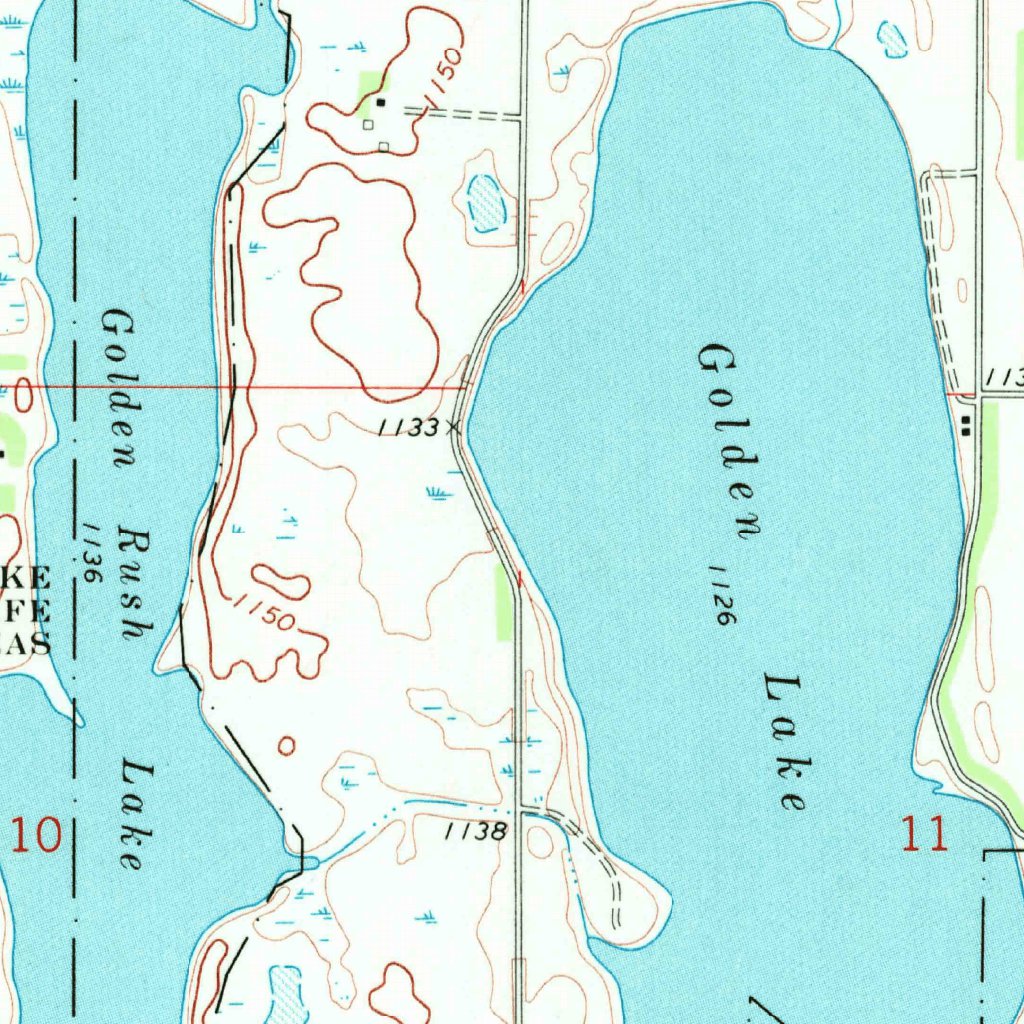 Golden Lake, ND (1970, 24000-Scale) Map by United States