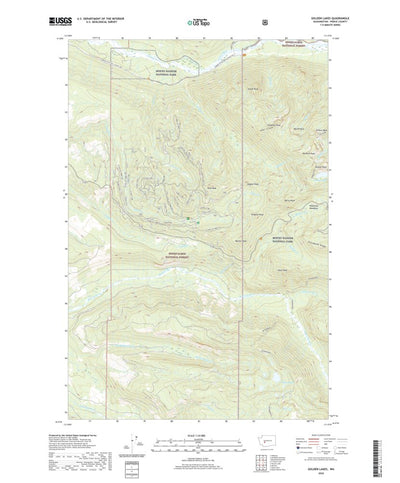 United States Geological Survey Golden Lakes, WA (2020, 24000-Scale) digital map