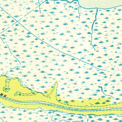 United States Geological Survey Golden Meadow Farms, LA (1950, 31680-Scale) digital map