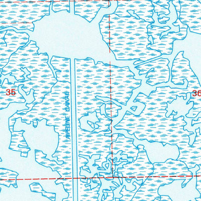 United States Geological Survey Golden Meadow Farms, LA (1994, 24000-Scale) digital map