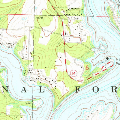 United States Geological Survey Golden, MO (1974, 24000-Scale) digital map