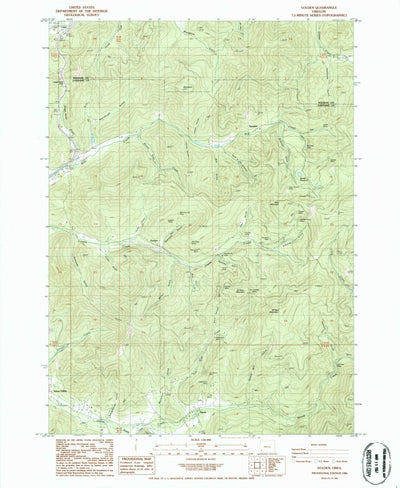 United States Geological Survey Golden, OR (1986, 24000-Scale) digital map