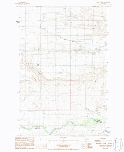 United States Geological Survey Golden Ridge, MT (1987, 24000-Scale) digital map