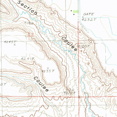United States Geological Survey Golden Ridge, MT (1987, 24000-Scale) digital map