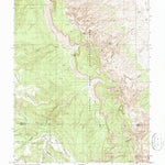 United States Geological Survey Golden Throne, UT (1987, 24000-Scale) digital map