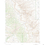 United States Geological Survey Golden Throne, UT (2023, 24000-Scale) digital map