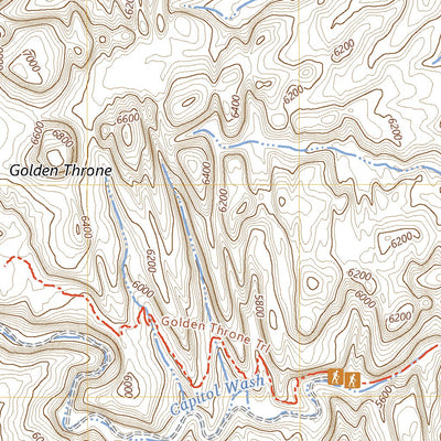 United States Geological Survey Golden Throne, UT (2023, 24000-Scale) digital map