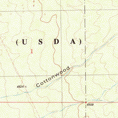 United States Geological Survey Goldenburg Draw, NM (1981, 24000-Scale) digital map