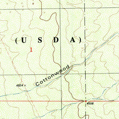 United States Geological Survey Goldenburg Draw, NM (1996, 24000-Scale) digital map