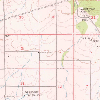 United States Geological Survey Goldendale, WA (1957, 62500-Scale) digital map
