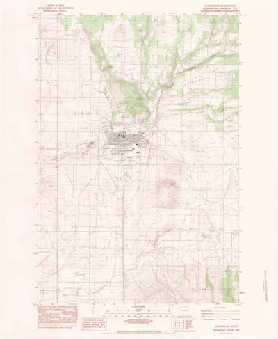 United States Geological Survey Goldendale, WA (1983, 24000-Scale) digital map