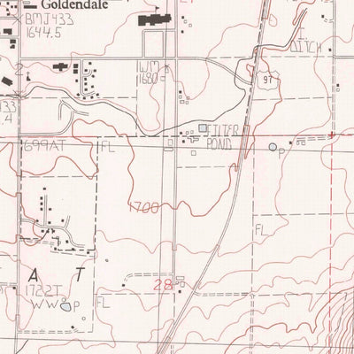 United States Geological Survey Goldendale, WA (1983, 24000-Scale) digital map