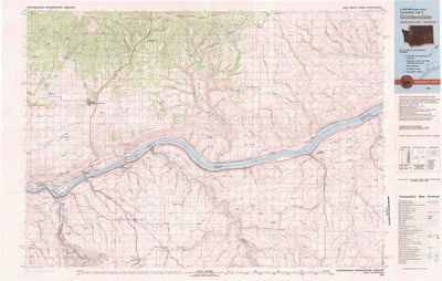 United States Geological Survey Goldendale, WA-OR (1980, 100000-Scale) digital map