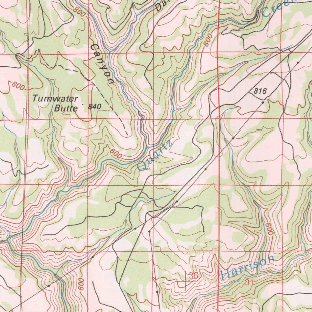 Goldendale, WA-OR (1980, 100000-Scale) Map by United States Geological ...