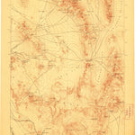 United States Geological Survey Goldfield E, NV (1908, 250000-Scale) digital map