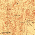 United States Geological Survey Goldfield E, NV (1908, 250000-Scale) digital map