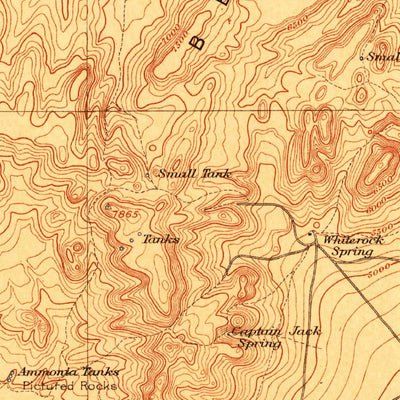 United States Geological Survey Goldfield E, NV (1908, 250000-Scale) digital map