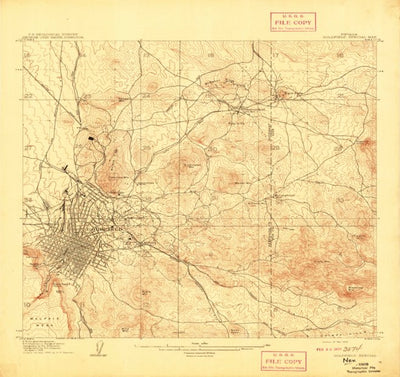 United States Geological Survey Goldfield Special, NV (1909, 24000-Scale) digital map