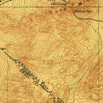United States Geological Survey Goldfield W, NV-CA (1908, 250000-Scale) digital map