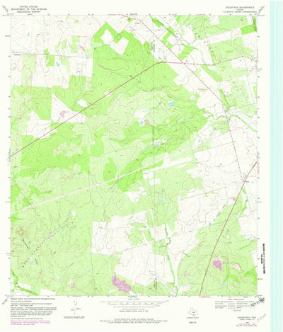 United States Geological Survey Goldfinch, TX (1968, 24000-Scale) digital map