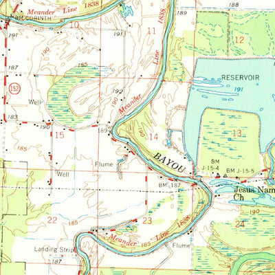 United States Geological Survey Goldman, AR (1969, 62500-Scale) digital map