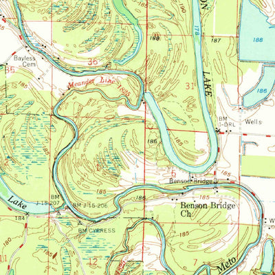 United States Geological Survey Goldman, AR (1969, 62500-Scale) digital map