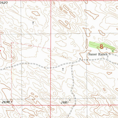 United States Geological Survey Goldman Lake NW, NE (1982, 24000-Scale) digital map